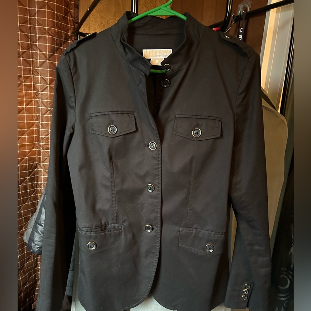 Michael Kors Black Utility Jacket